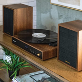 Crosley Alto Shelf System Walnut