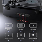1 by ONE All-In-One Turntable LP03A - Matte Black