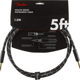 FENDER CABLE DELUXE SERIES 5 ft BLACK TWEED