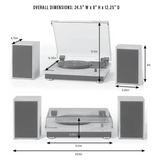 Crosley Brio Shelf System Natural