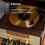 Crosley Rhapsody Entertainment Center Mahogany