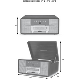 Crosley Rhapsody Entertainment Center Mahogany