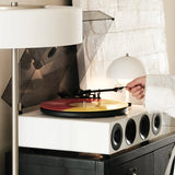 1 by ONE All-In-One Turntable LP03 - Gloss White