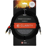 Clarity miniJACK-2xRCA-B - 5m