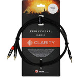 Clarity miniJACK-2xRCA-B - 2m