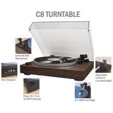 Crosley C8 Walnut