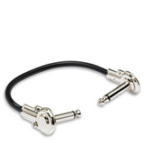 HOSA Guitar Patch Cable Low-profile Right-angle to Low-profile Right-angle - 6in / 15cm