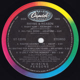 Missing Persons - Rhyme & Reason [LP]