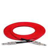 HOSA Cloth Guitar Cable( Straight to Straight) - Red-Green