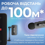 BOYA BY-V35 TRS for camera - Black