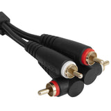 UDG Set RCA Straight-RCA Angled 3m Black