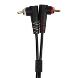 UDG Set RCA Straight-RCA Angled 3m Black