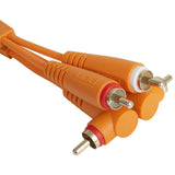 UDG Set RCA Straight-RCA Angled 3m Orange