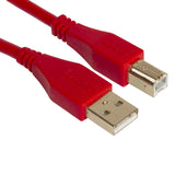 UDG Ultimate Audio Cable USB 2.0 AB Straight 1m Red