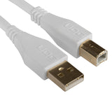 UDG Ultimate Audio Cable USB 2.0 AB Straight 1m White