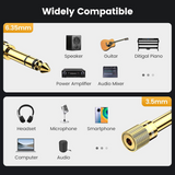 UGREEN 6.3 mm Male to 3.5 mm Female Adapter
