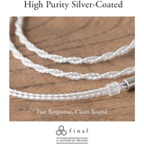 Final Audio C106 MMCX (4.4mm) Silver Coated Cable