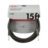 FENDER CABLE PROFESSIONAL SERIES 15 ft BLACK