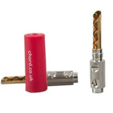 CHORD Crimp Gold Banana Plug Red Cap
