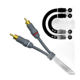 CHORD Leyline 2RCA to 2RCA 0.5m