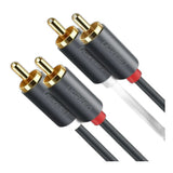 UGREEN AV104 2RCA to 2RCA Audio Cable Black - 1.5m
