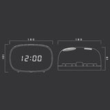 Muse NEW ONE CR-100 Dual Alarm Clock Radio PLL Black