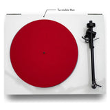Rega Turntable Mat - Red