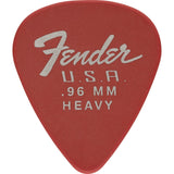 FENDER 351 DURA-TONE .96 12-PACK. FIESTA RED
