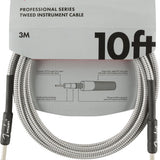 FENDER CABLE PROFESSIONAL SERIES 10 ft WHITE TWEED
