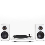 TRIANGLE TURNTABLE & BLUETOOTH WIRELESS SPEAKER LN01A - White